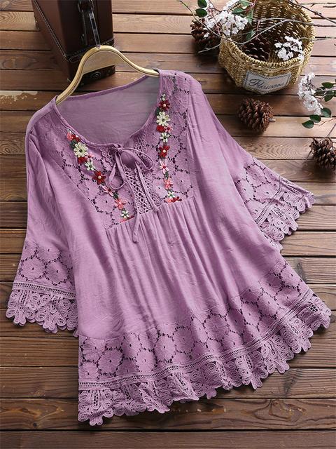 Blusa Suelta Elegante