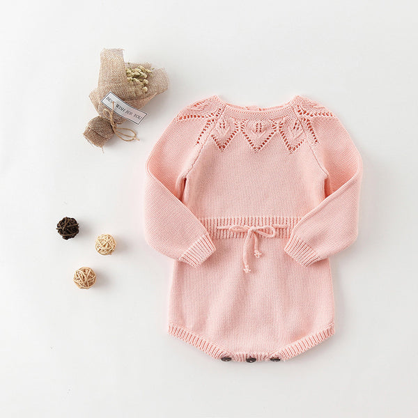 Jumpsuit de Algodón y Lana para Niñas con Diseño Floral - Image 11
