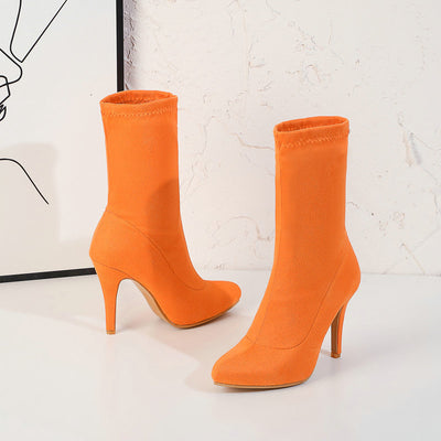 Botas Calcetín con Tacón Alto - Image 19