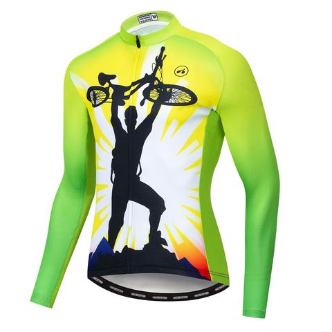 Camisetas de Ciclismo Personalizables para Hombre con Forro Térmico - Image 9