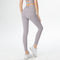 Pantalones de Fitness Deportivos Secado Rápido Cintura Alta Melocotón