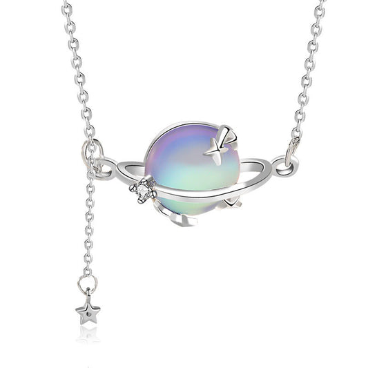 Collar Piedra Lunar Planeta Mori - Diseño Exclusivo de Personalidad - Image 2