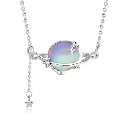 Collar Piedra Lunar Planeta Mori - Diseño Exclusivo de Personalidad - Image 2
