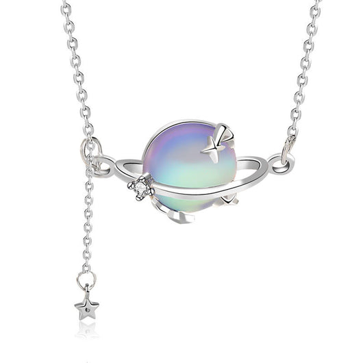 Collar Piedra Lunar Planeta Mori - Diseño Exclusivo de Personalidad - Image 2