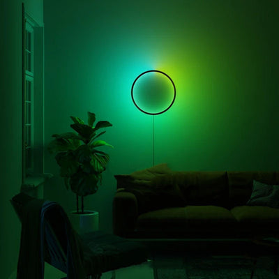 Lámpara de Pared LED RGB Circular Minimalista Nórdica - Image 4