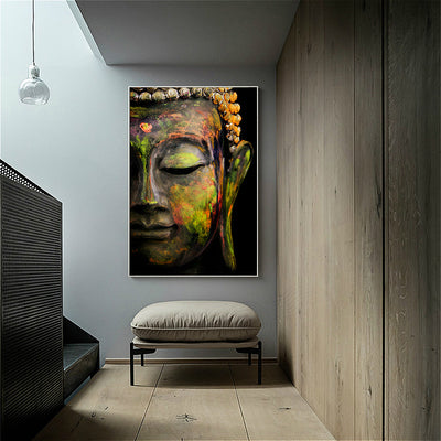 Cuadro Decorativo Retrato Cabeza de Buda - Arte de Meditación - Image 5