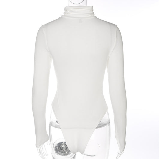 Jumpsuit Ajustado Cuello Alto Elegante - Image 11