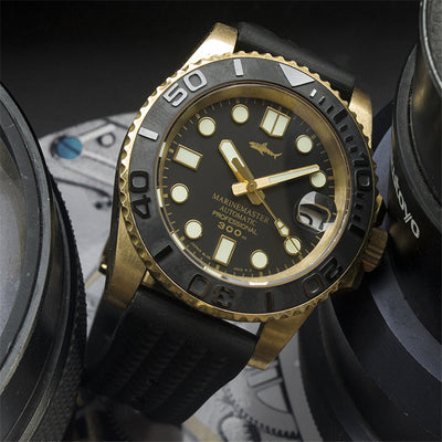 Reloj de Buceo Vintage Bronce Ghost – Sumergible Profesional - Image 6