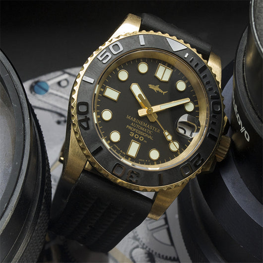 Reloj de Buceo Vintage Bronce Ghost – Sumergible Profesional - Image 6