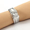 Sterling Plateado Dorado-plated mosaite ring High carbon 16