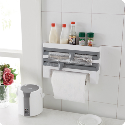 Organizador de Cocina Multiusos con Cortador de Film Adhesivo y Portarrollos - Image 3