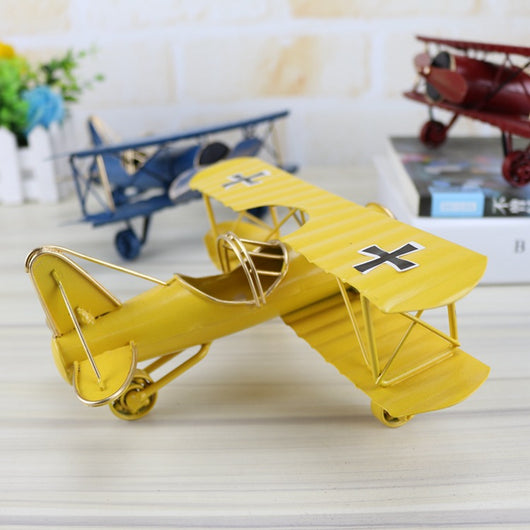 Modelo de Avión Vintage en Hierro Forjado Artesanal - Image 12