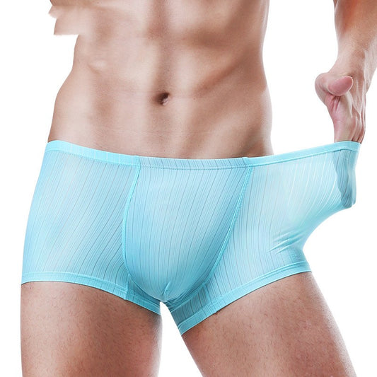 Calzoncillos Hombre Seda de Hielo sin Costuras para Verano
