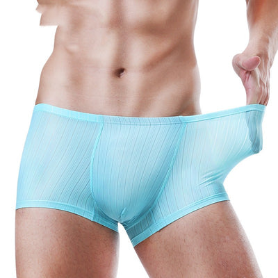 Calzoncillos Hombre Seda de Hielo sin Costuras para Verano