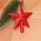 Estrella Cimera Navideña con Polvo Dorado - Adorno Tridimensional