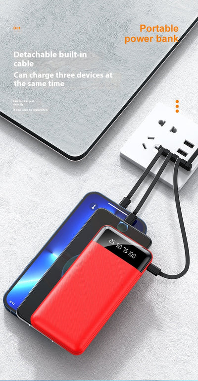 Batería Portátil Ultra Delgada de Alta Capacidad con Cable Integrado - Image 18