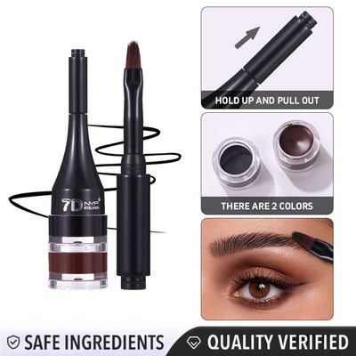 Delineador y Lápiz de Cejas Multifuncional Impermeable de Larga Duración - Image 15