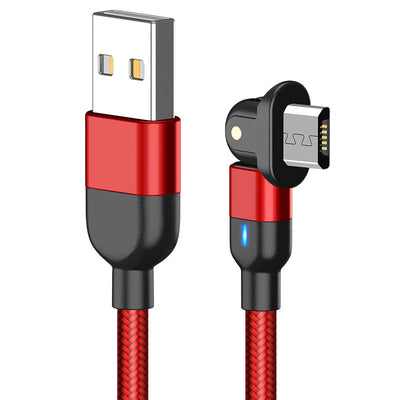 Cable de Carga Magnético Three-in-One Type-C para Carga Rápida