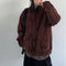 Chaqueta Acolchada de Algodón con Cuello de Pana y Forro Térmico