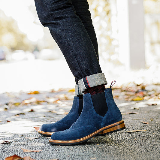 Botas Brogue Artesanales de Cuero Frosted para Hombre - Estilo Británico Clásico - Image 2