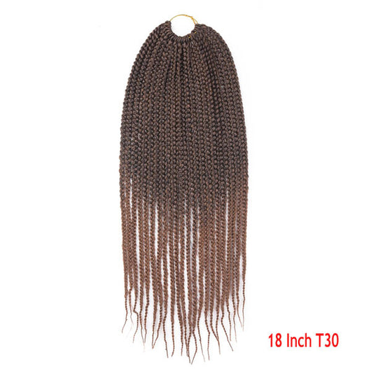 Extensiones de Cabello Trenzas Senegal Box Braids Crochet - Image 9