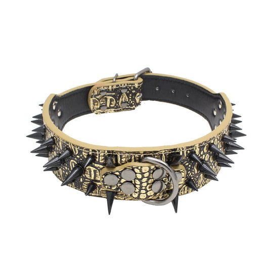Collar Antiexplosión Reforzado con Remaches Resistente a Mordidas para Perros Grandes - Image 9