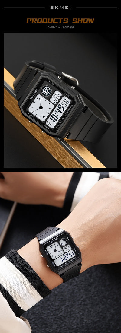 Reloj Deportivo Electrónico Resistente al Agua Multifuncional para Hombre - Image 19
