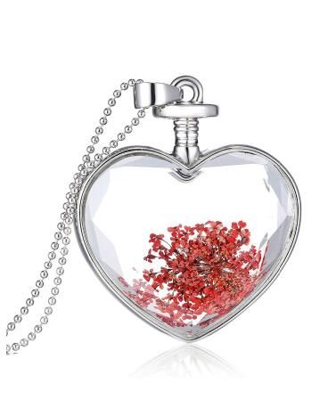 Collares Colgantes de Vidrio Elegantes