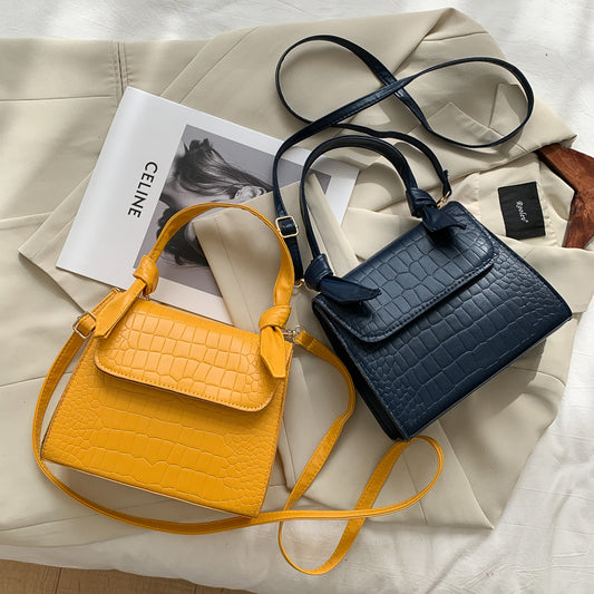 Bolsa Cuadrada Retro para Axila - Bolso Compacto Vintage para Mujer