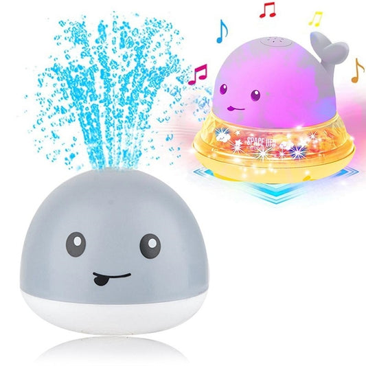 Juguete de Baño Ballena con Rociador Eléctrico por Inducción