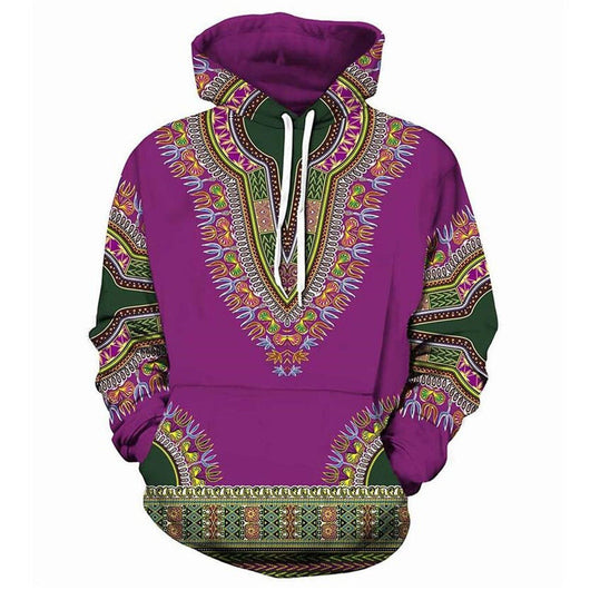 Sudaderas Hoodie Hombre Estampado 3D Diseño Africano Tradicional - Image 5