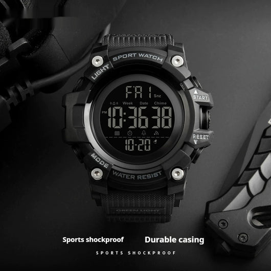 Reloj Deportivo Táctico Digital con Estilo Camuflaje para Hombre