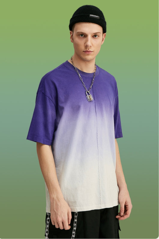Playera Tie-Dye Personalizada Degradado Oversize Marca Tide