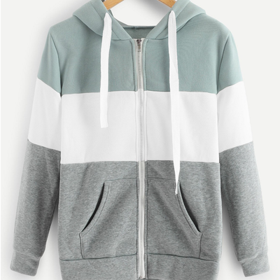 Sudadera con Capucha Colorblock - Image 6