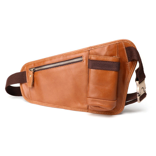 Bolsa Mensajero de Cuero Vacuno Multifuncional para Hombre - Image 5