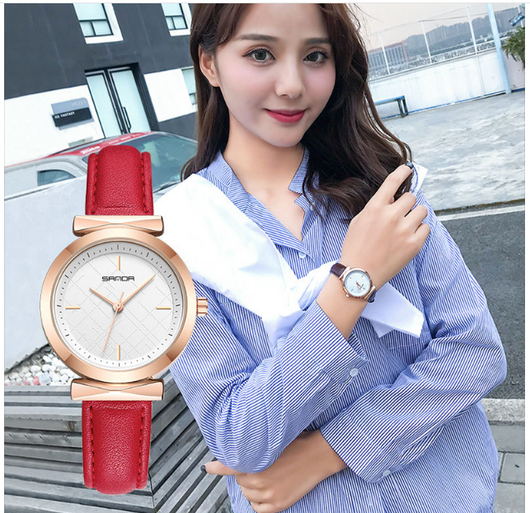 Reloj para Niña Estilo Retro Coreano con Escala de Tendencias, Resistente al Agua y Movimiento de Cuarzo - Image 13