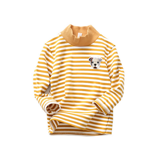 Camiseta Térmica Infantil de Cuello Alto - Algodón Puro para Niños y Niñas - Image 18