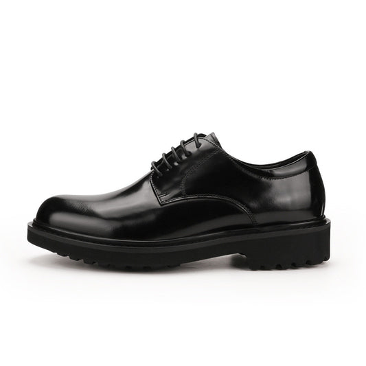 Zapatos de Cuero Elevadores para Hombre - Estilo Business Casual Versátil