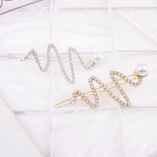 Pinza para Cabello con Palabras y Perlas - Accesorio para Flequillo - Image 7