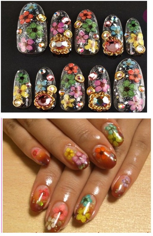Joyería para Uñas con Flores Secas Naturales - Image 3