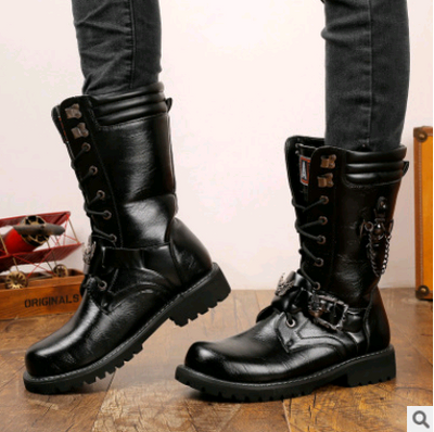 Botas Militares Vaqueras para Hombre - Estilo Tendencia - Image 5