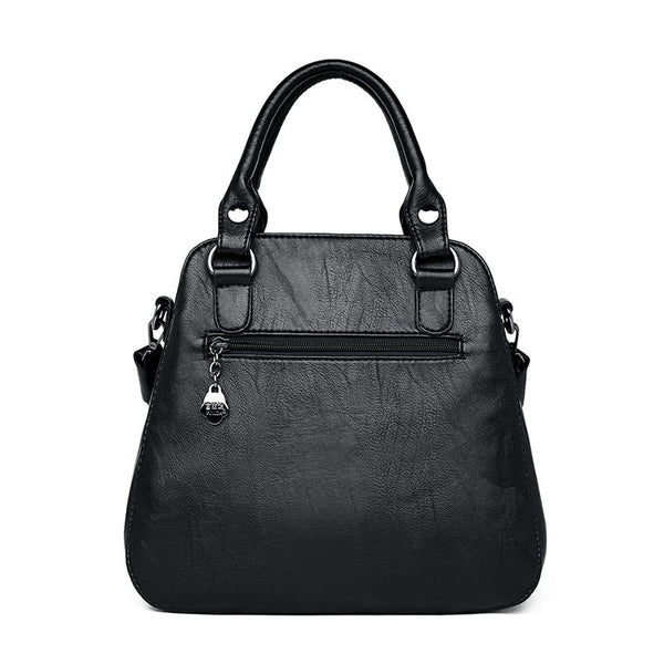 Bolsa Mensajero de Cuero Suave con Correa Ajustable