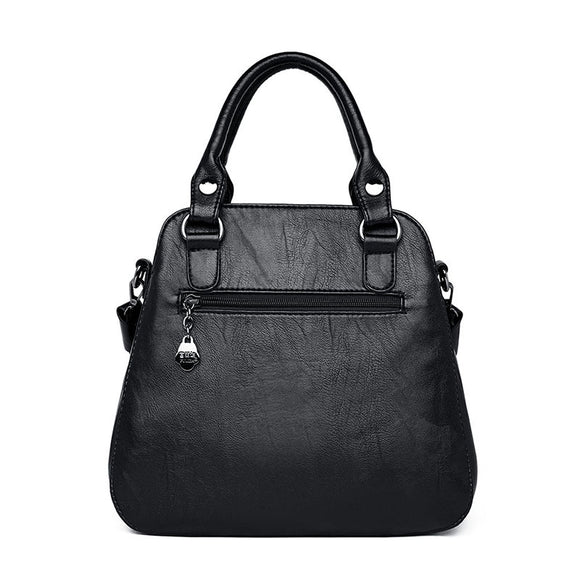 Bolsa Mensajero de Cuero Suave con Correa Ajustable