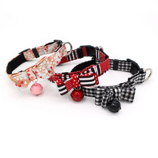 Collar para Mascota con Respaldo de Microfibra y Moño Cómodo