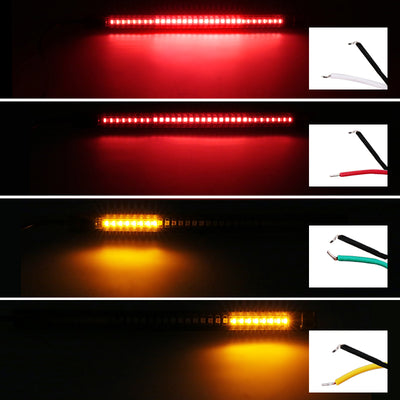 Tira LED Flexible Universal para Moto: Luz de Freno, Direccionales y Placa - Image 4