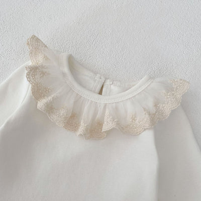 Blusa Base de Encaje Versátil para Niña - Image 9