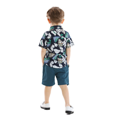 Conjunto de Dos Piezas: Playera Infantil Estampada de Manga Corta - Image 2