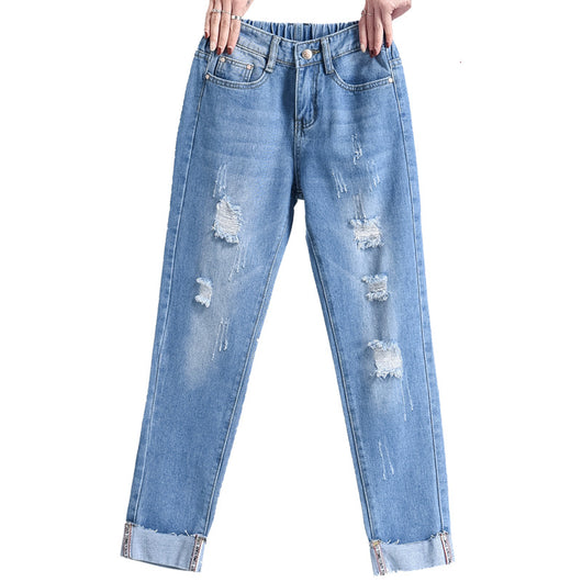Jeans Rotos Sueltos para Mujer - Estilo Primavera Verano - Image 12