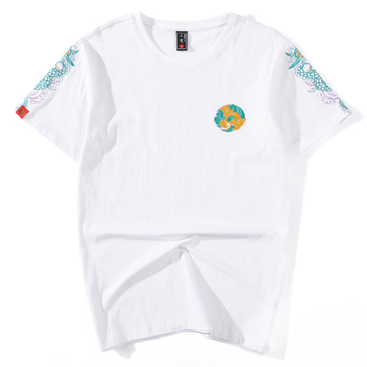 Camisa de Verano con Bordado para Hombre - Image 2