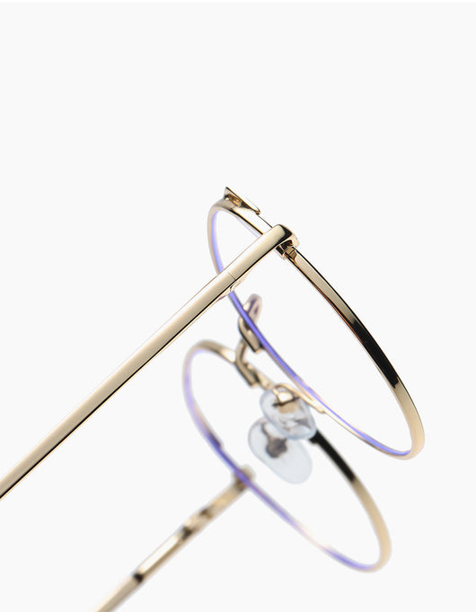 Lentes Ópticos Planos Anti Luz Azul para Mujer - Diseño Elegante Blanco - Image 8